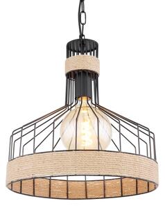 Globo 15675H1 - Lampadario su catena HALIA 1xE27/60W/230V