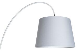Lampada ad arco paralume grigio incl lampadina smart E27 A60 - BEND