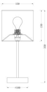 Globo 15188T - Lampada da tavolo AMY I 1xE14/40W/230V