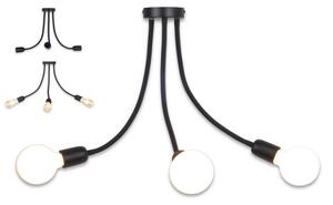 Top Lampada Galileo 3 C - Lampadario a sospensione con supporto rigido 3xE27/40W/230V nero