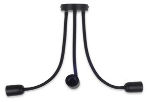 Top Lampada Galileo 3 C - Lampadario a sospensione con supporto rigido 3xE27/40W/230V nero
