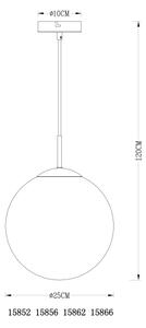 GLOBO 15852 - Lampadario a sospensione con filo VARUS 1xE27/40W/230V