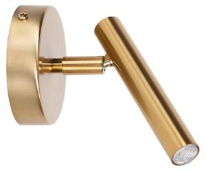Applique moderna SOPEL, oro spazzolato, 1xG9x3W, metallo, dimensioni: 15x10x16 cm, IP20, Sigma Lighting