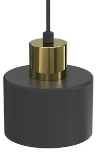 Lampada a sospensione con cavo PARKLA 1xE27/15W/230V nera
