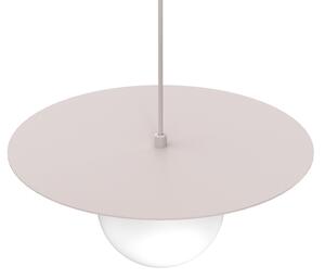 Lampadario a sospensione FLAT 1xE27/15W/230V, crema