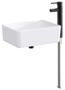 Lavabo da bagno Nero Opaco 40,5 x 30,5 x 13 cm Metallo