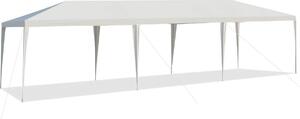 Tenda per feste KOMFOTTEU 3x9 m, gazebo da giardino pieghevole e trasportabile, tenda da giardino con tubi metallici, robusta e impermeabile, gazebo per feste, eventi e campeggio