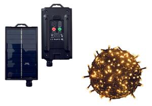 Catena Luci da esterno ad Energia Solare 100 led Bianco Caldo