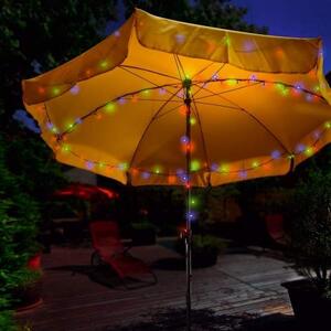 Catena luminosa ad energia solare 200 Led Multicolor