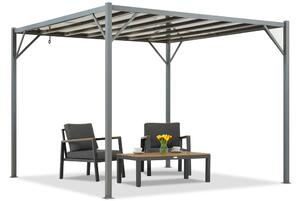 Pergola da terrazzo Paros 3x3m antracite Garden Point