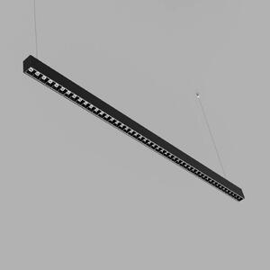 Lampada LED a sospensione da ufficio LI-EX Remote 130cm nero