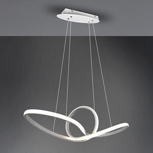 Lampada a sospensione di design bianca con LED dimmerabile a 3 gradini - Levi