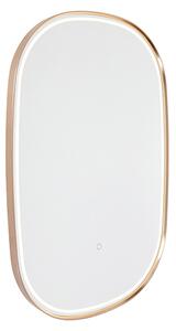 Specchio da bagno rame ovale LED touch dimmer - MIRAL