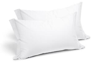 Coppia Federe In Cotone Cotone Tinta Unita Standard Caleffi Tinta Unita Bianco Caleffi