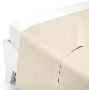 Lenzuolo Superiore In Raso Di Cotone Raso Singolo Caleffi Tinta Unita Avorio Caleffi