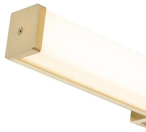 Lampada da parete per bagno in ottone 62 cm con LED IP44 - Cascada