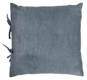 Fodera cuscino Tazu 100% lino grigio scuro 45 x 45 cm
