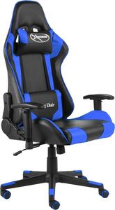 Sedia da gioco girevole in PVC blu