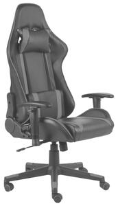VidaXL Sedia da gioco girevole in PVC grigio