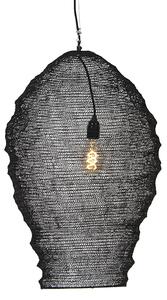 Lampada a sospensione orientale nera 70 cm - NIDUM