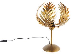 Lampada da tavolo vintage oro 26 cm - BOTANICA