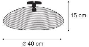 Plafoniera orientale oro 40 cm - Glan