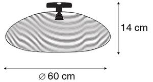 Plafoniera orientale nera 60 cm - GLAN