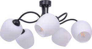 Lampada da soffitto ALTO bianco e nero 5xE27x60W in vetro, dimensioni: 28x60x60 cm, IP20, Kaja