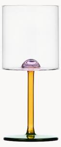 Bicchiere vino in vetro borosilicato fatto a mano Dot