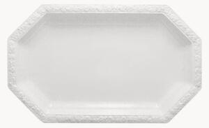 Piatto da portata in porcellana Maria White