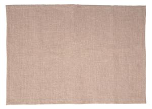 Set Abinadi di 2 individuali in cotone e lino beige 35 x 50 cm