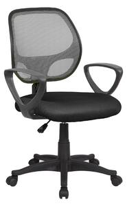 Sedia operativa con Braccioli Atlanta da ufficio 57x55,5xh55-100 cm Grigio nero