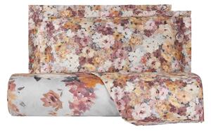 Copripiumino Con Federe MATRIMONIALE - 255X255 2 FEDERE50X80 Beauty Bloom GRIGIO Percalle Luisiana Caleffi