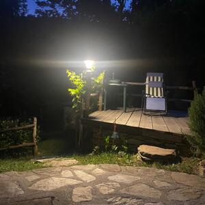 Lampioncino Colonna Solare da esterno 2200 Lumen "LMS-089"