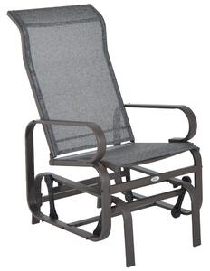 Outsunny – Sedia a Dondolo da Giardino 75 × 60 × 105cm
