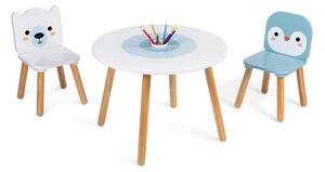 Janod - Tavolo di legno con sedie