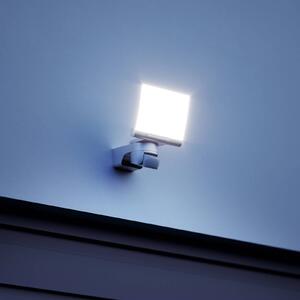 STEINEL Faretto da esterno con sensore XLED Home 2 XL S, bianco, IP44 S, Bianco / Opale, Plastica, Moderno