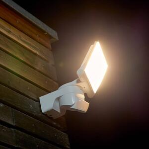 STEINEL Faretto da esterno con sensore XLED Home 2 S, bianco, IP44 S, Bianco / Opale, Plastica, Moderno