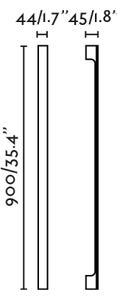 FARO 71803-LED Lampada da parete per esterni LIME LED/10W/230V 2700/3000/4000K 90 cm IP65