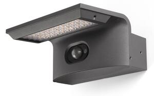 FARO 74456 - Lampada solare da parete a LED con sensore LUMA LED/5W/3,7/230V IP65 antracite