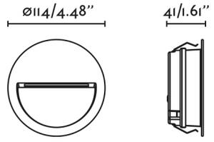 FARO 71969 - Faretto da incasso LED POMA LED/3W/230V 2200/2700/3200/4000K IP65 antracite
