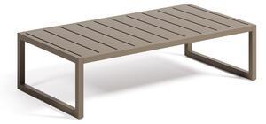 Tavolino 100% da esterno Comova in alluminio verde 60 x 114 cm