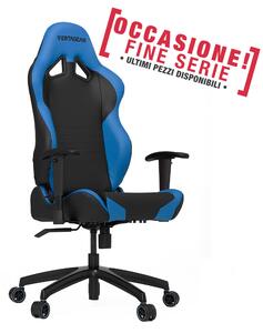 Poltrona Gaming modello VERTAGEAR S-LINE SL 2000 gioco, computer ufficio in similpelle 65 x 70 x h. 125/135 Colore nero/Blu