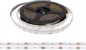 Striscia LED COB RGBW 20W/m Multicolore e B. Naturale 24VDC, IP20, 5m Professional Colore RGB