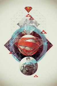 Stampa d'arte Superman - Stellar Geometry, (26.7 x 40 cm)