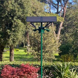 Faro Solare Led Potente Professionale 2480 Lumen con Illuminazione Programmabile