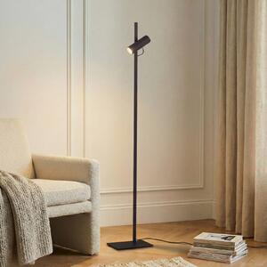 Lampada da terra Lysias Lucande, Nero, Soggiorno / Sala da pranzo, Metallo, Moderno, Lampada da terra