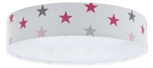 Luce LED dimmerabile GALAXY KIDS LED/24W/230V stelle bianche/rosa/grigio + tc