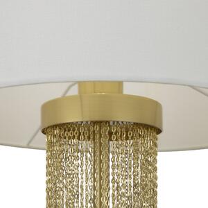 Lampada Da Scrivania Contemporanea Impressive Metallo Oro 1 Luce