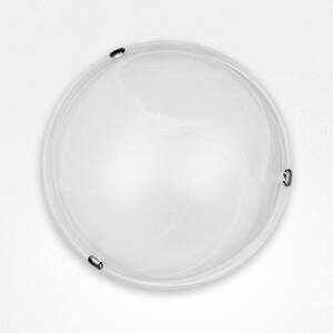 Plafoniera classico Emma bianco, in vetro, D. 40 cm 2 luci LEXMAN